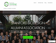 Tablet Screenshot of biodesignalumni.com